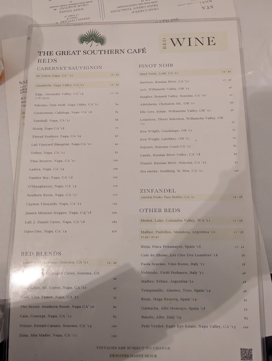 Great Southern Cafe Menu - Image 6